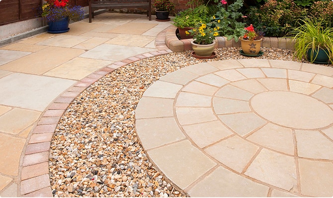 Rippled Limestone Yellow