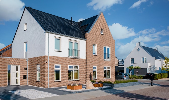 Amberstone Concrete Brick House