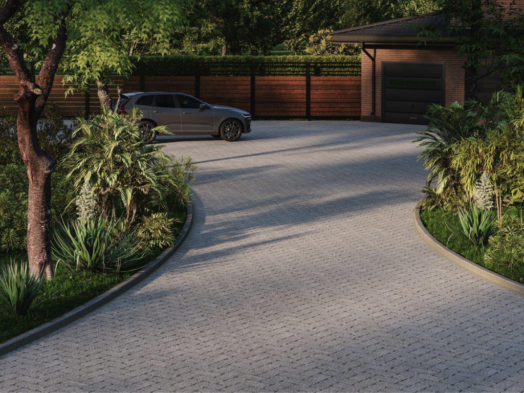 Lugano Flow Graphite Grey | Permeable Paving for Driveways