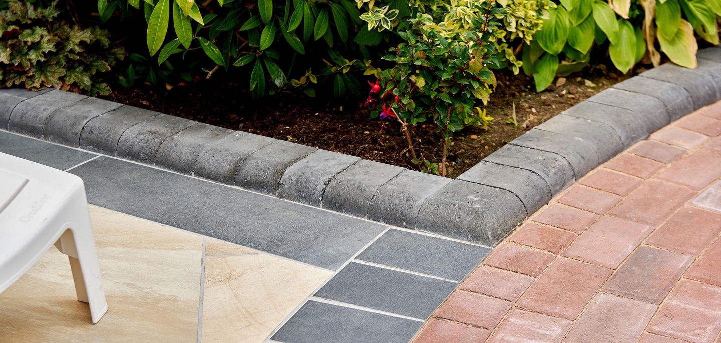 Black Planks, Omega Brindle, Charcoal High Kerb