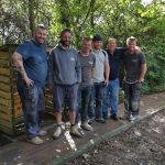 Brett renovate ECO Garden for Rainbows Hospice